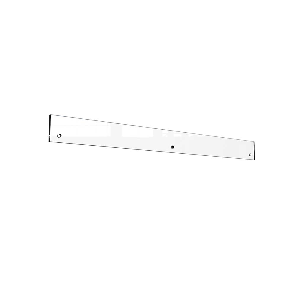 ASL Stainless Steel Acrylic Shelf Lip