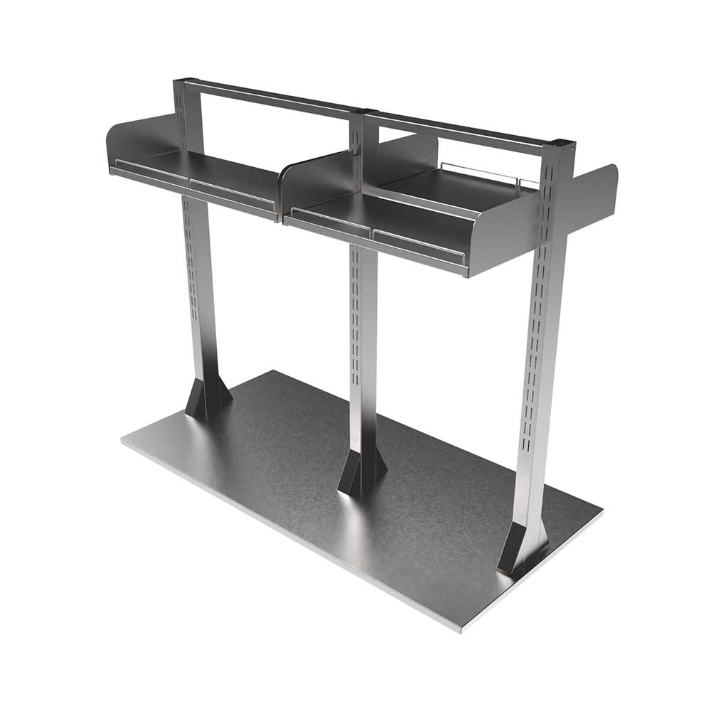 Discovery Island Shelving - Countertop Assembly