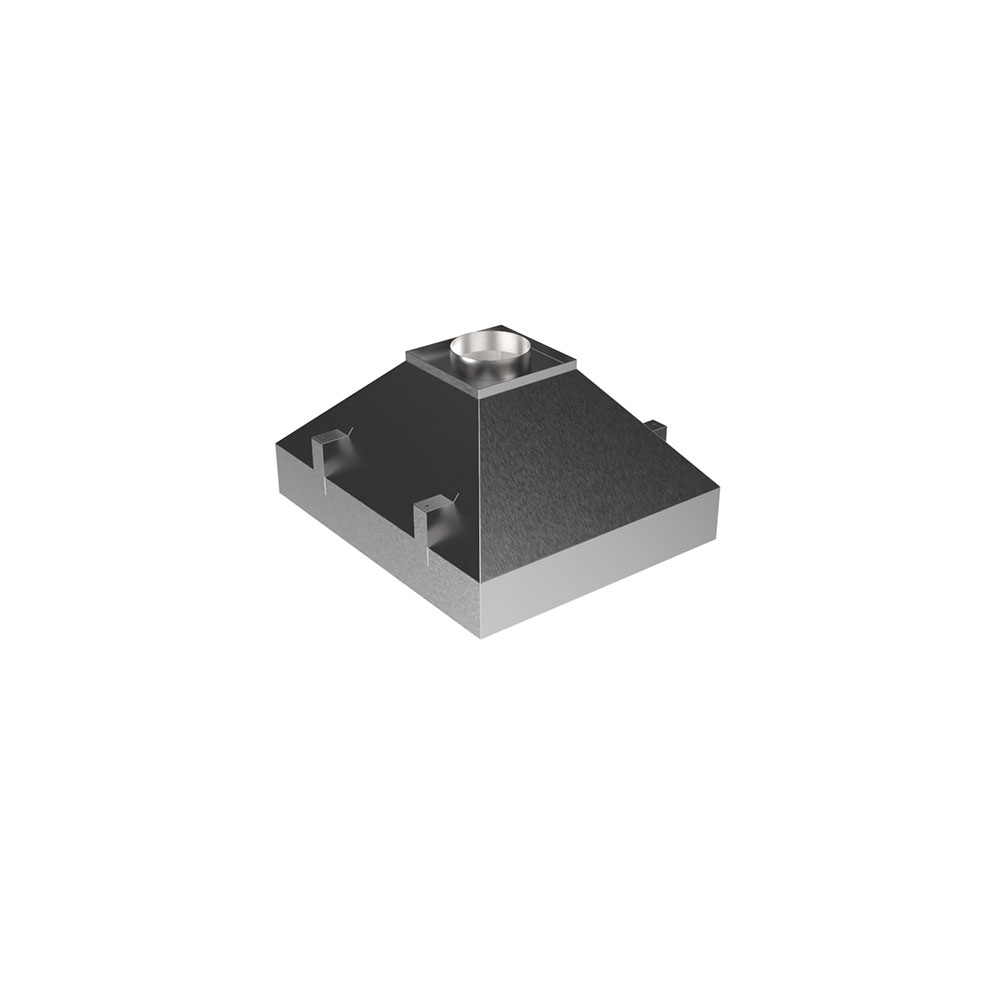 ICH-3630-18 Stainless Steel Island Canopy Hood, back view