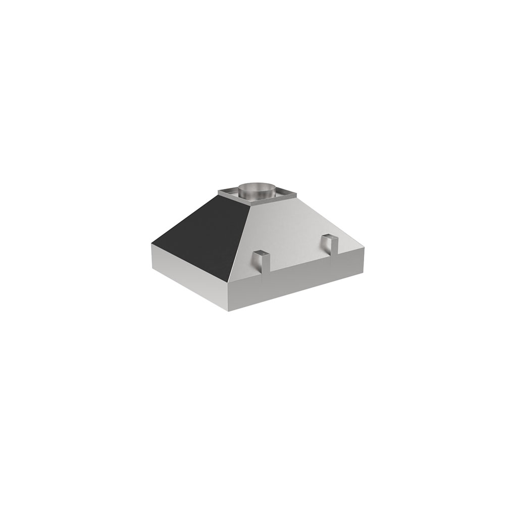 ICH-3630-18 Stainless Steel Island Canopy Hood, front view