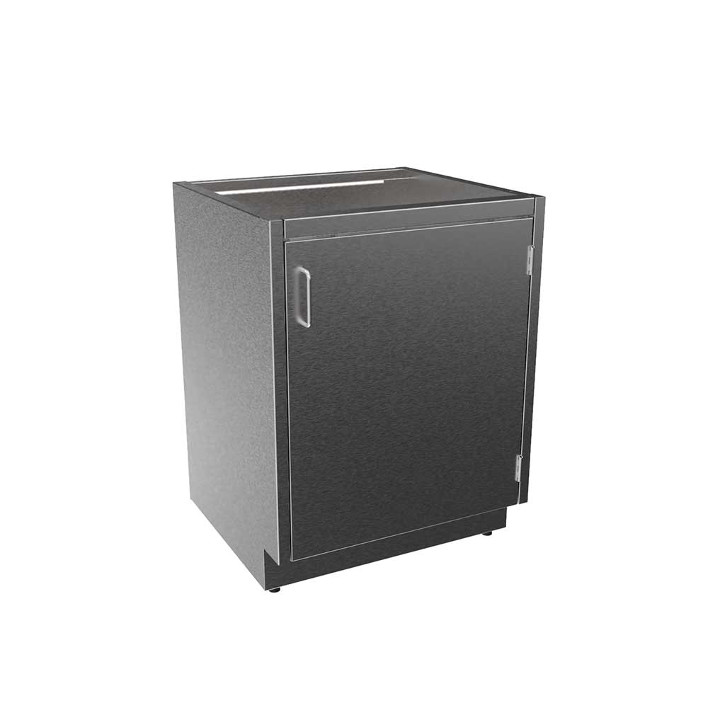 SBC3224-RH Stainless Steel ADA Height Base Cabinet