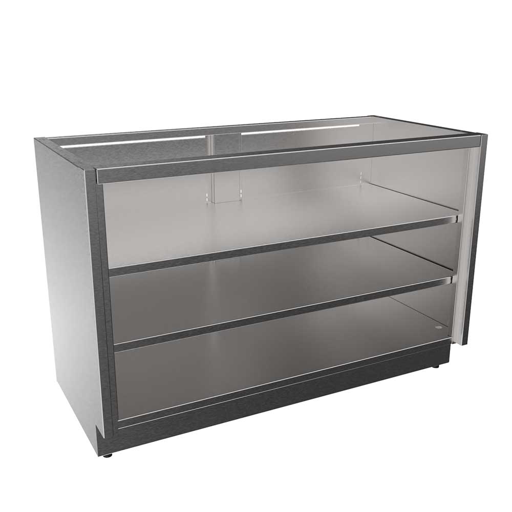 SBC3248-OF Stainless Steel ADA Height Base Cabinet, Open Face