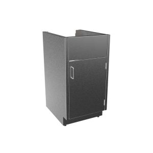 SBC3518-SK-RH Stainless Steel Standing Height Sink Base Cabinet
