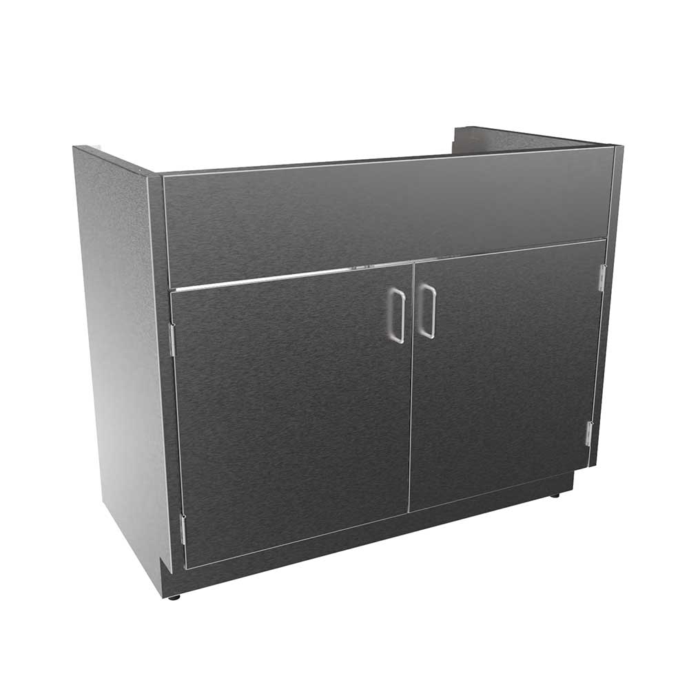 SBC3542-SK Stainless Steel Standing Height Sink Base Cabinet