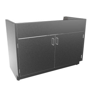 SBC3548-SK Stainless Steel Standing Height Sink Base Cabinet