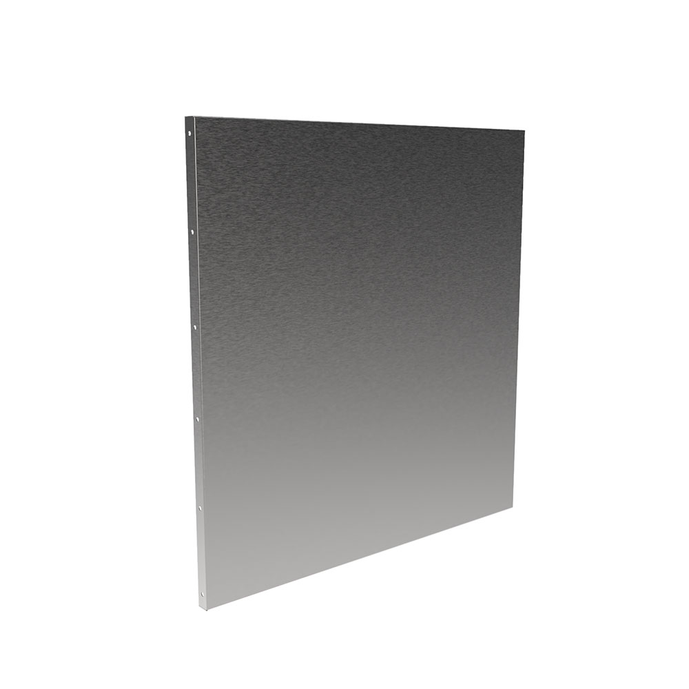 SKP Stainless Steel Knee Space Panel with Two Apron Rails